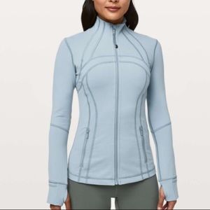 Light blue define zip up